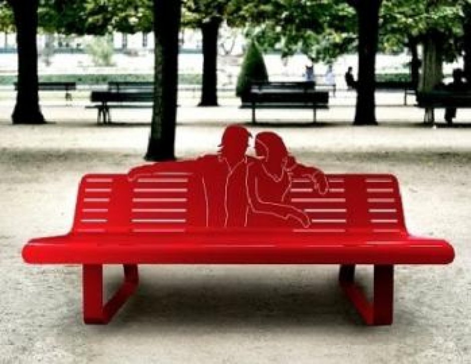 Прикольные скамейки