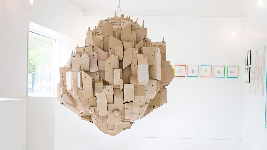 Картонные инсталляции