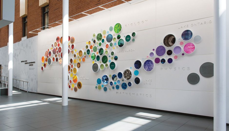 Дизайнерские стенды на стену