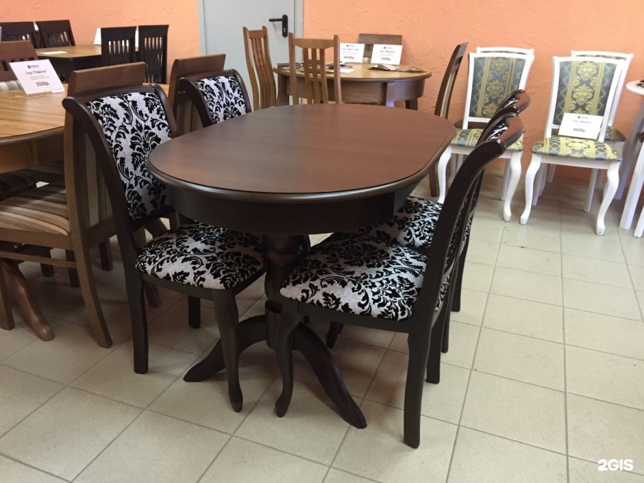 Кухонный стол Max 120x70 толстая столешница, ноги-хром