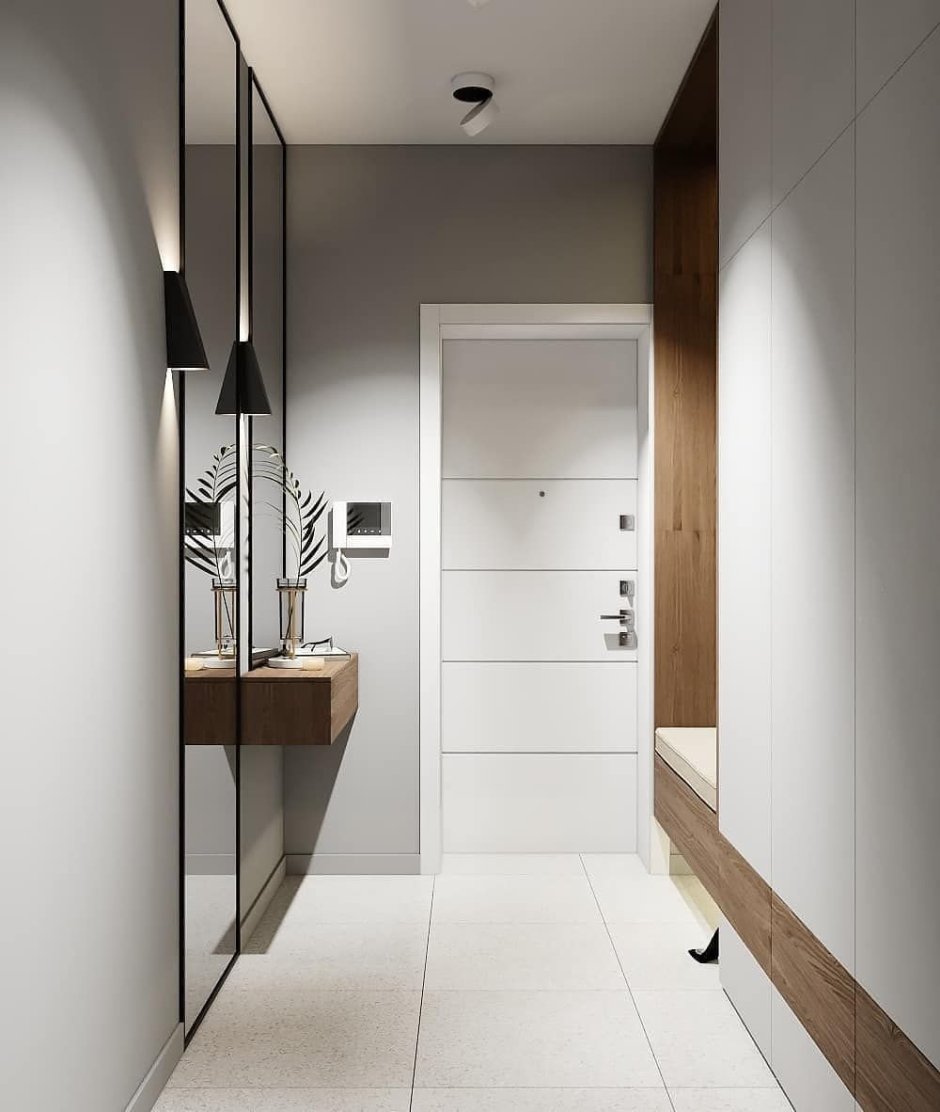 Большая прихожая интерьер