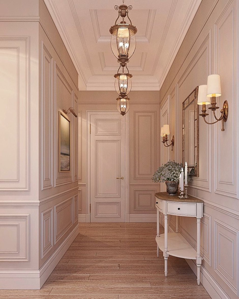 Бежевая прихожая