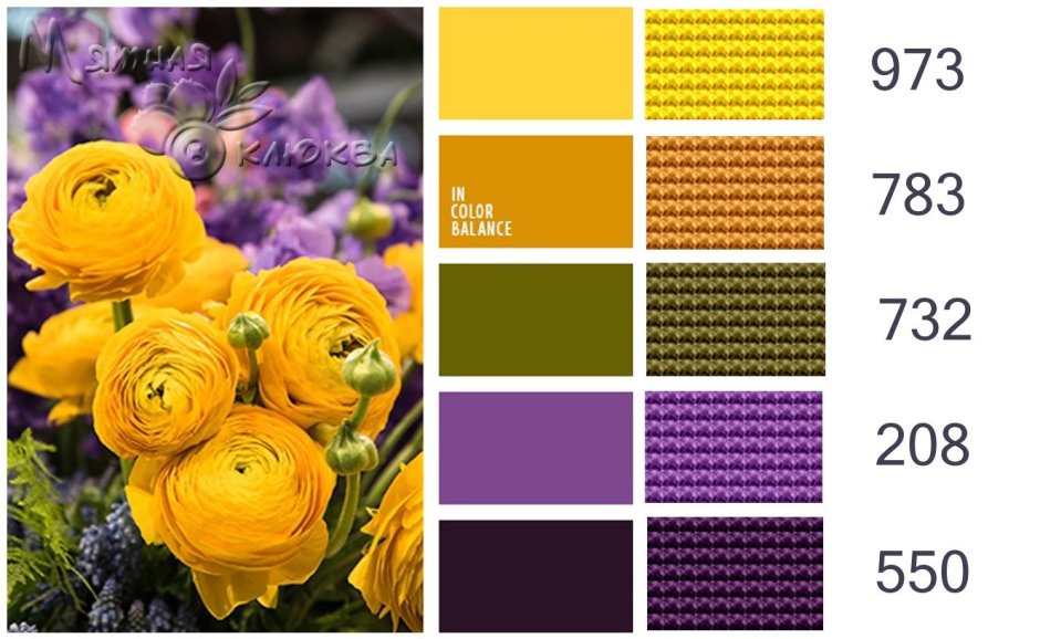 Сочетание цветов сиреневый