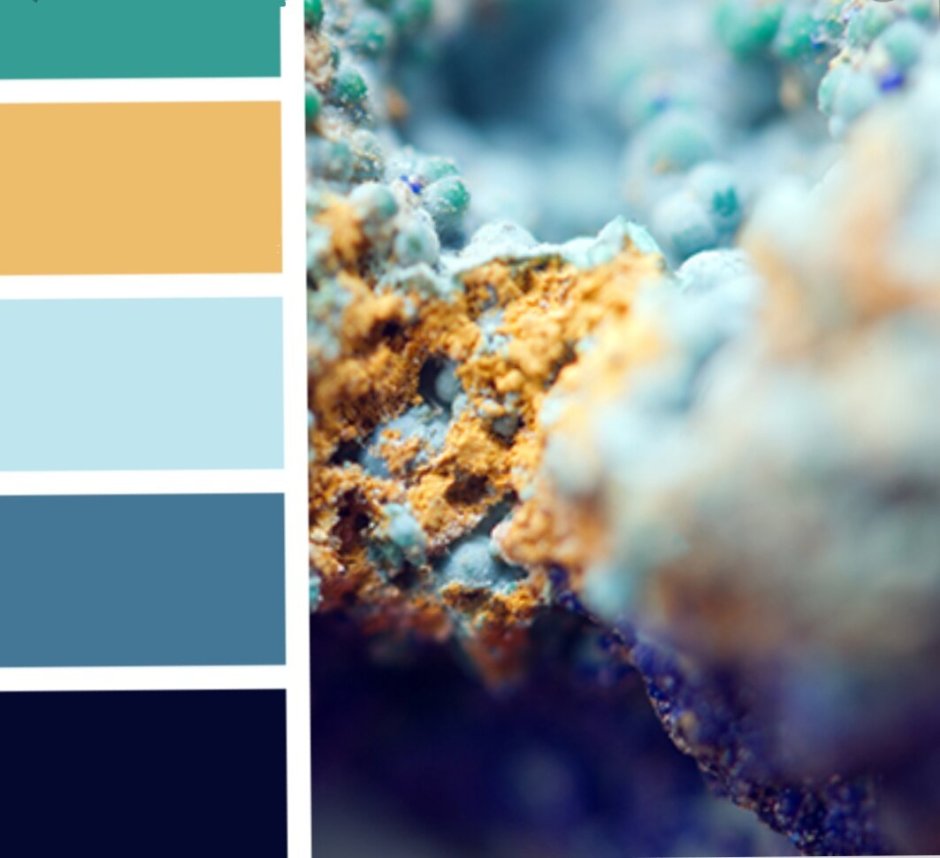 Камбодж Еллоу цвет палитра