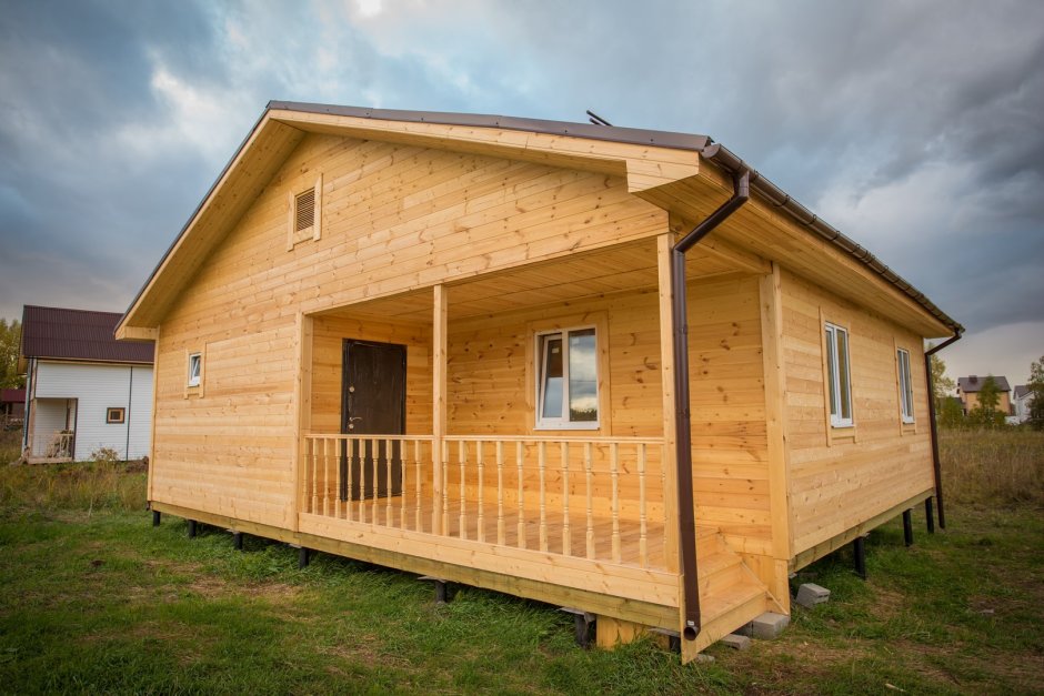 Баня 5х4 из профилированного бруса