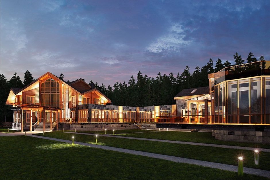 Полутораэтажный дом