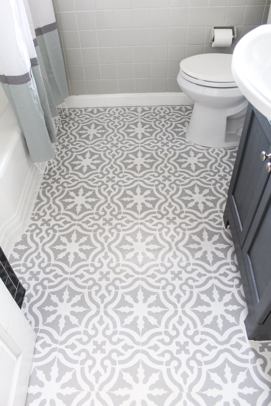Bathroom Linoleum Tile линолеум