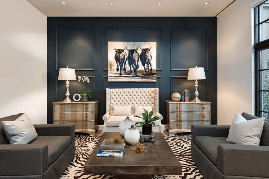 Акцентная стена в интерьере