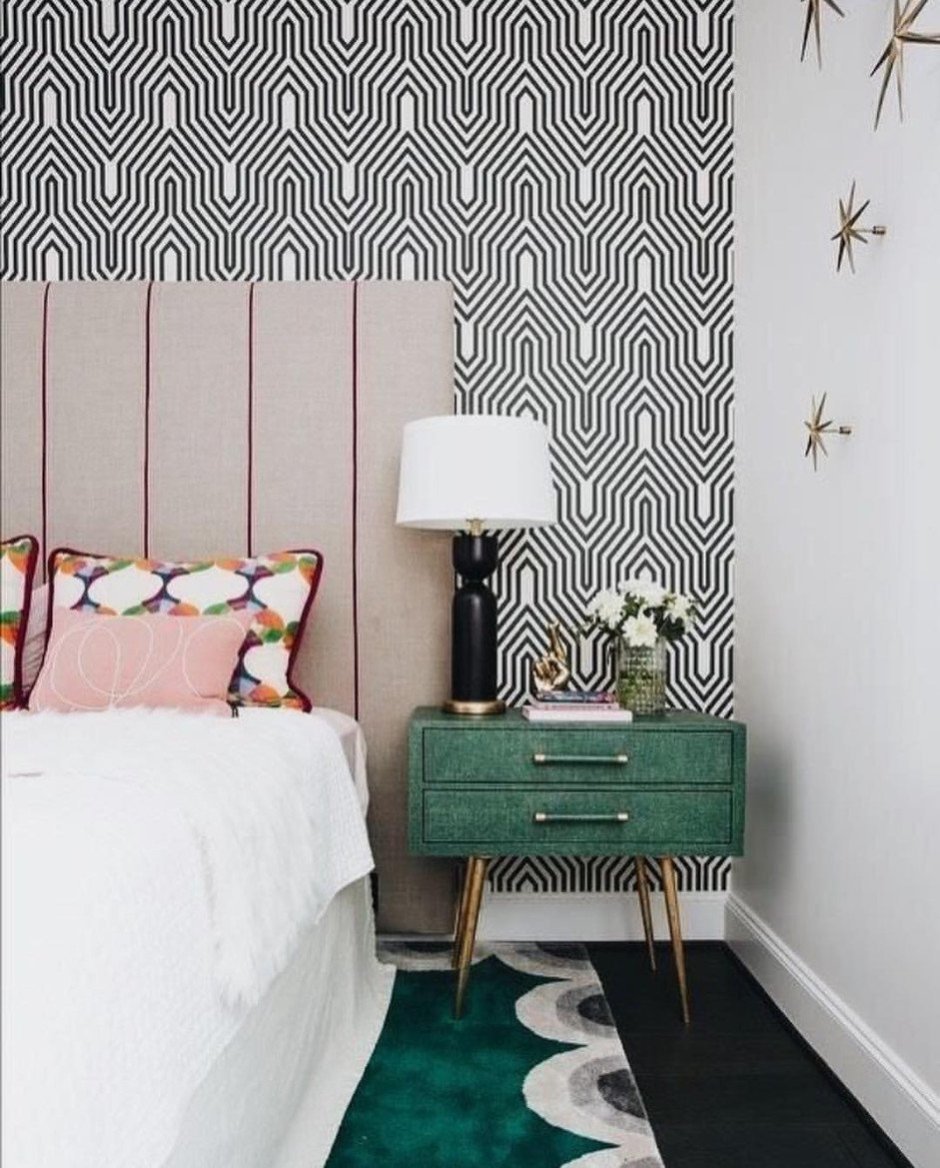 Акцентная стена в интерьере