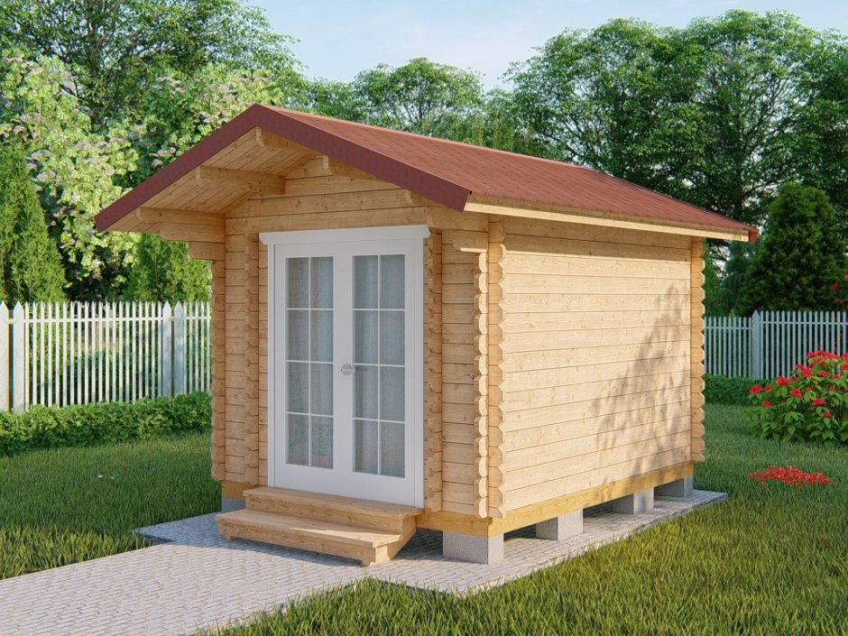 Садовый домик 3х3 минибрус