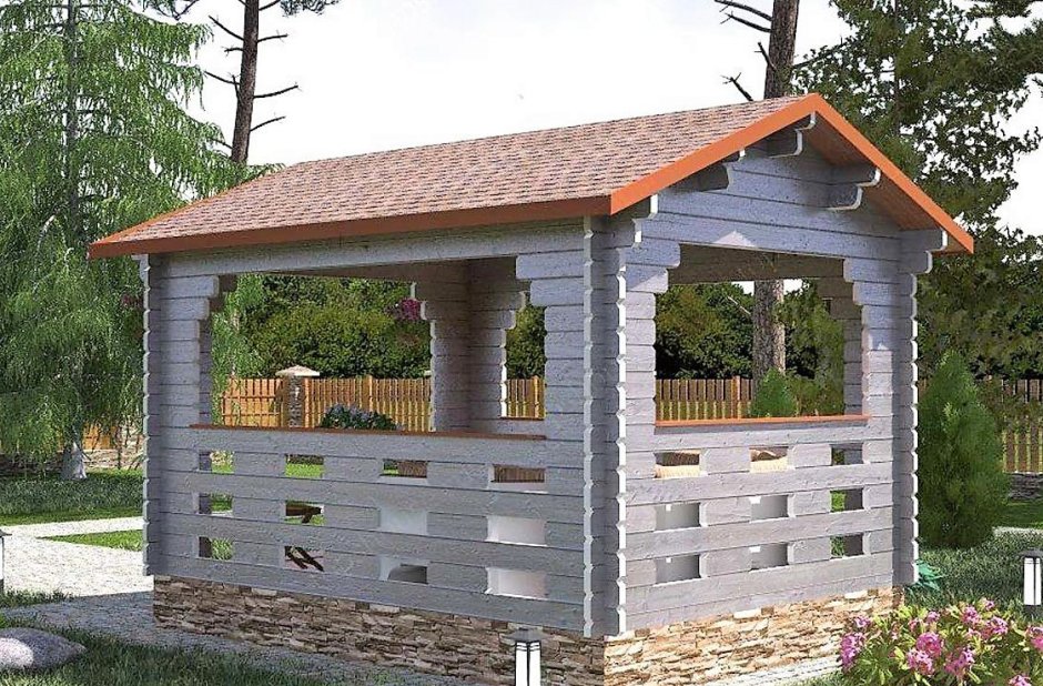 Беседка 3х4 БС 306