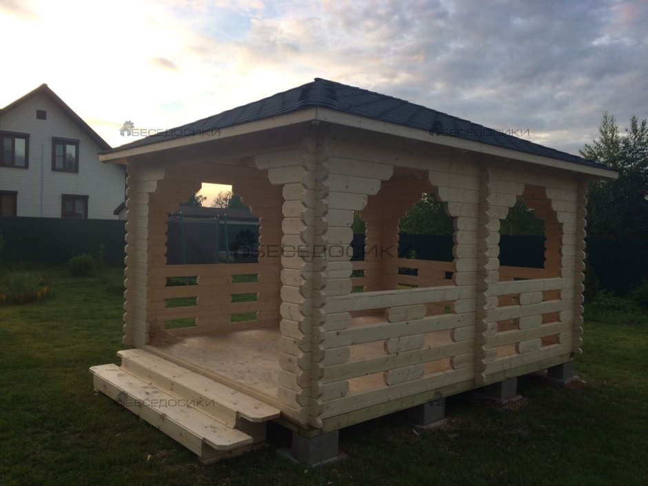 Беседка 4х4 из минибруса