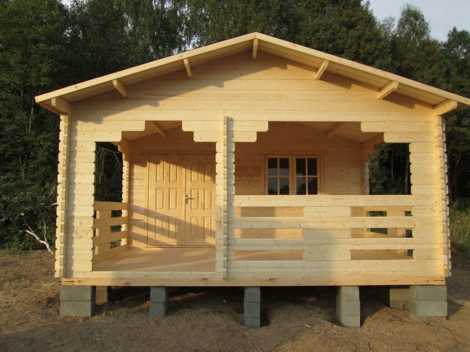 Баня 6х6 из минибруса