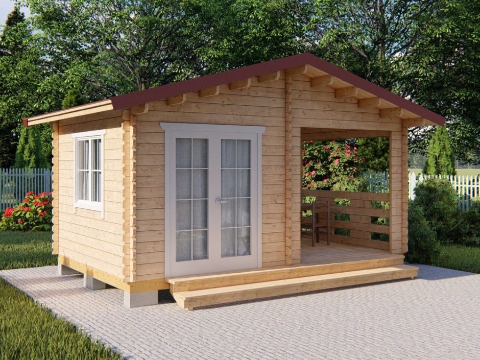 Садовый домик 3х3 минибрус