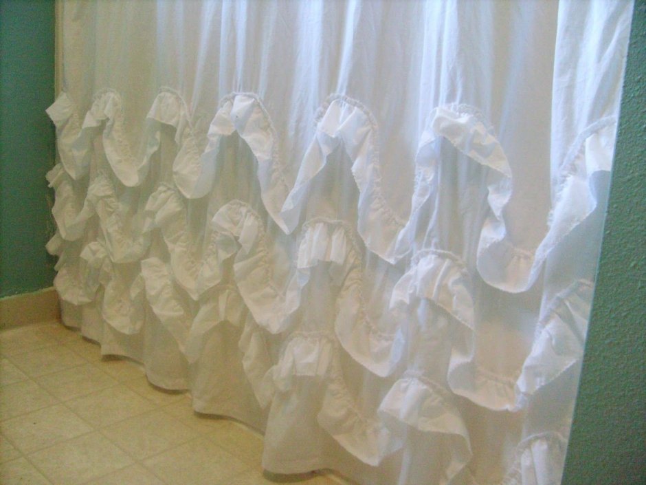 Тюль с подхватом