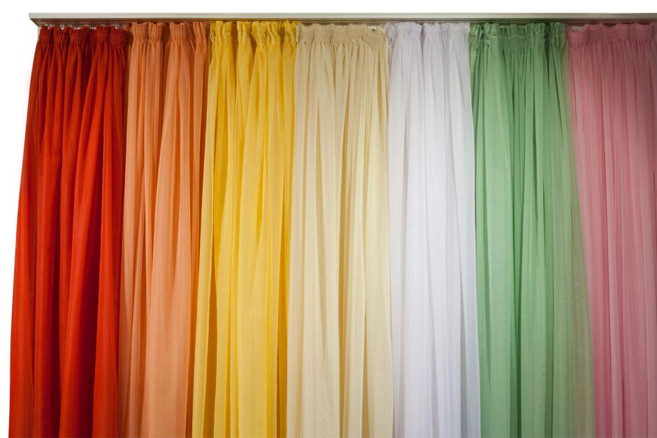 Тюль с подгибом сверху