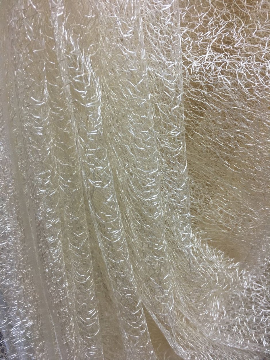 Тюль в спальню без штор