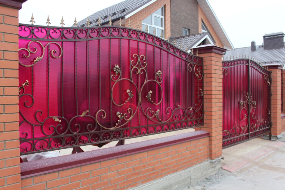 Кованый забор
