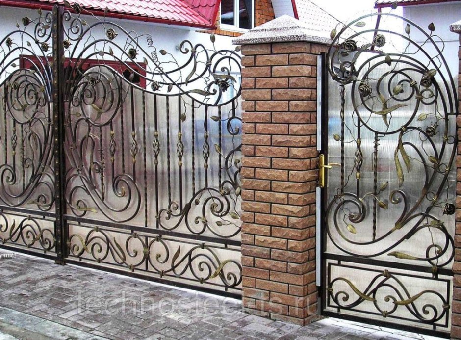 Кованые ворота Сикард