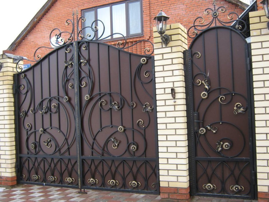 Кованые ворота Божедомов