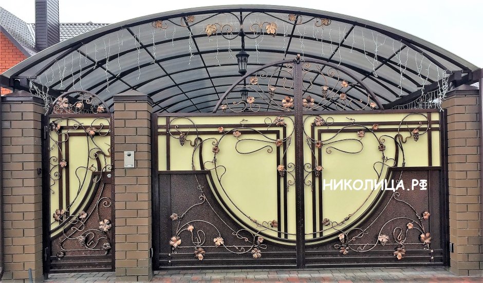 Николица ворота кованые Белгород