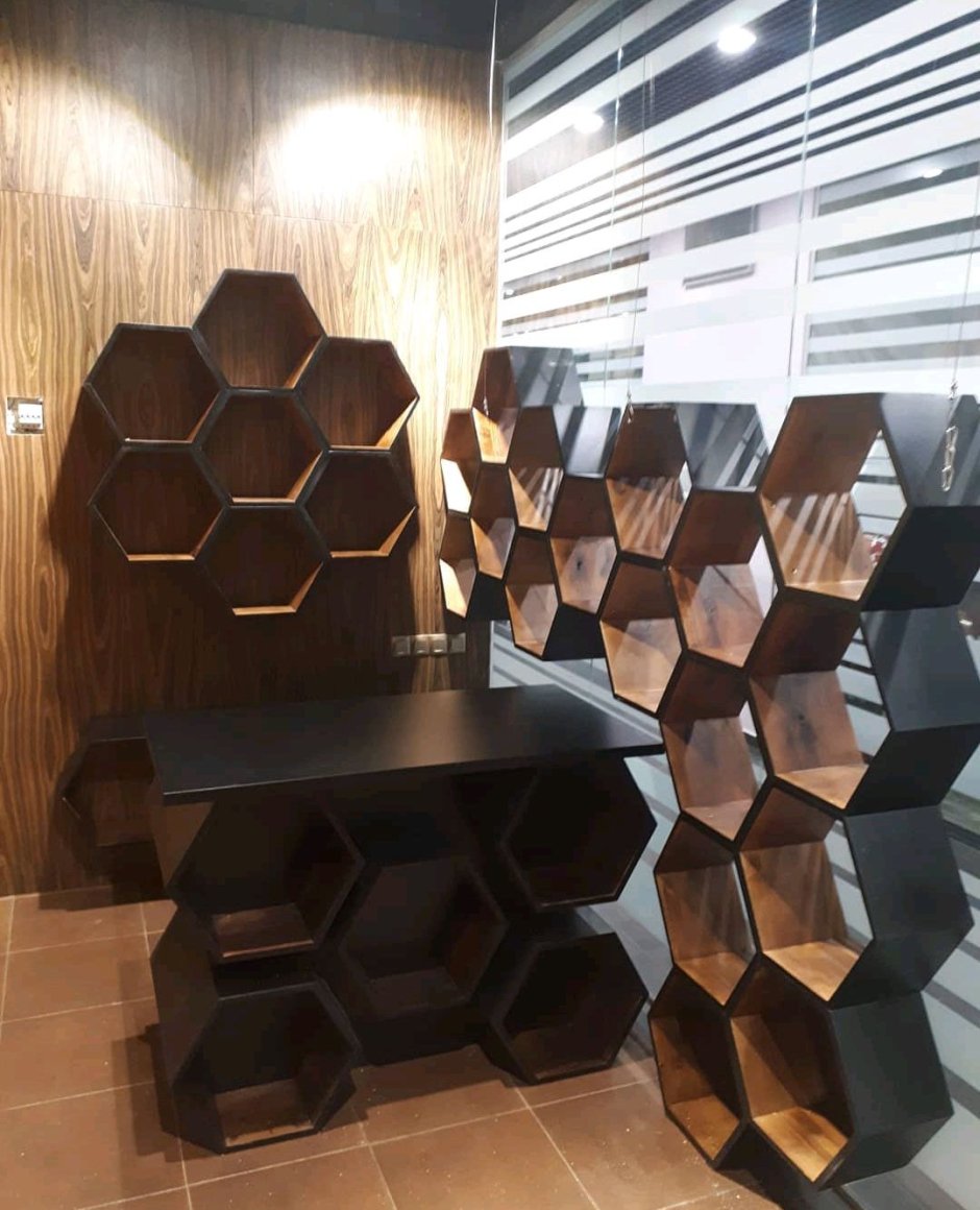 Мебель в виде сот