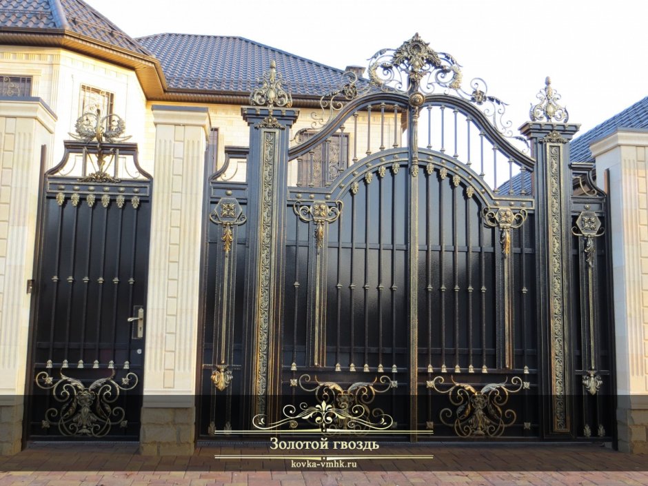 Самые красивые кованые ворота