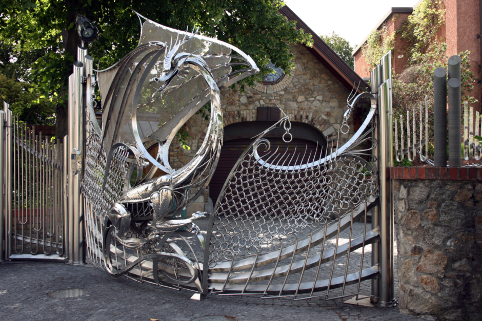 Кованые ворота Модерн