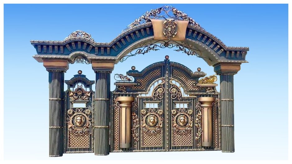 Кованые ворота Дагестан Чечня