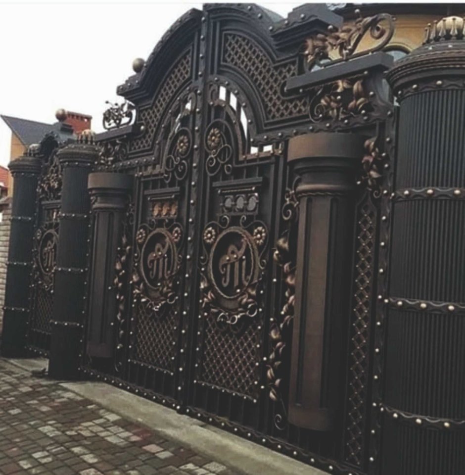 Кованые ворота в Нальчике