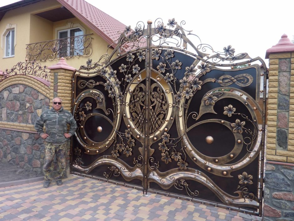 Кованые ворота Сикард