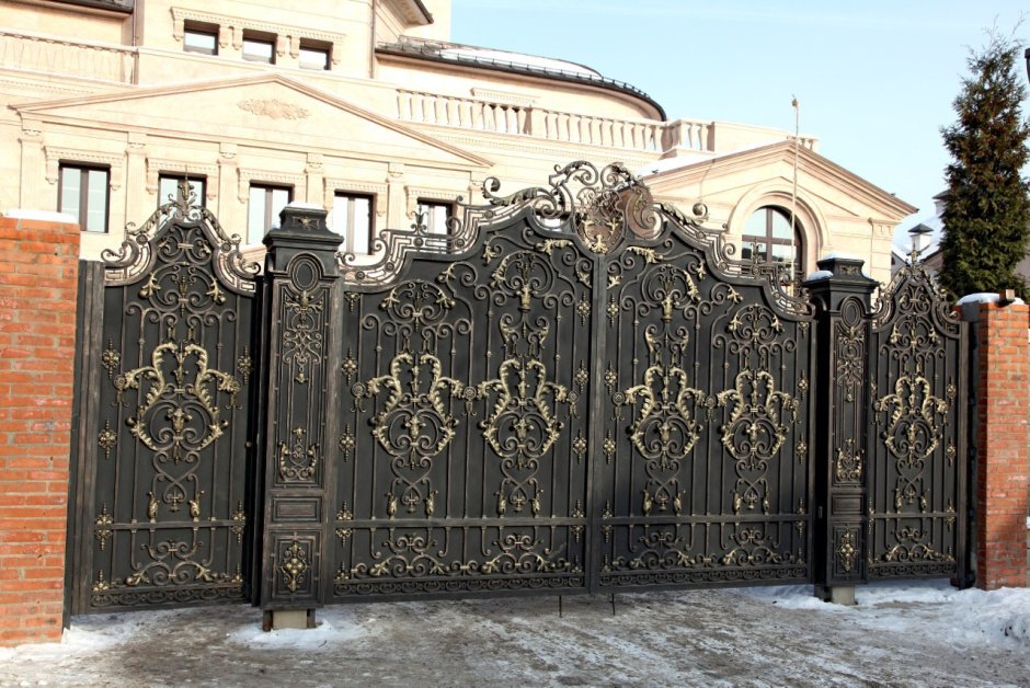 Кованые ворота классика