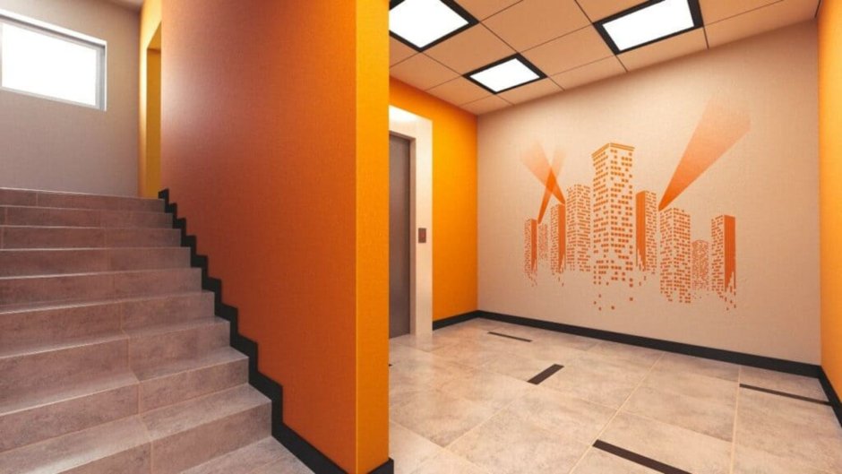 Красивый подъезд