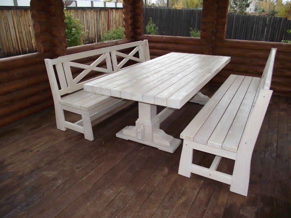 Садовая мебель из лиственницы