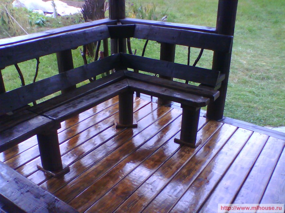 Скамейка в беседку