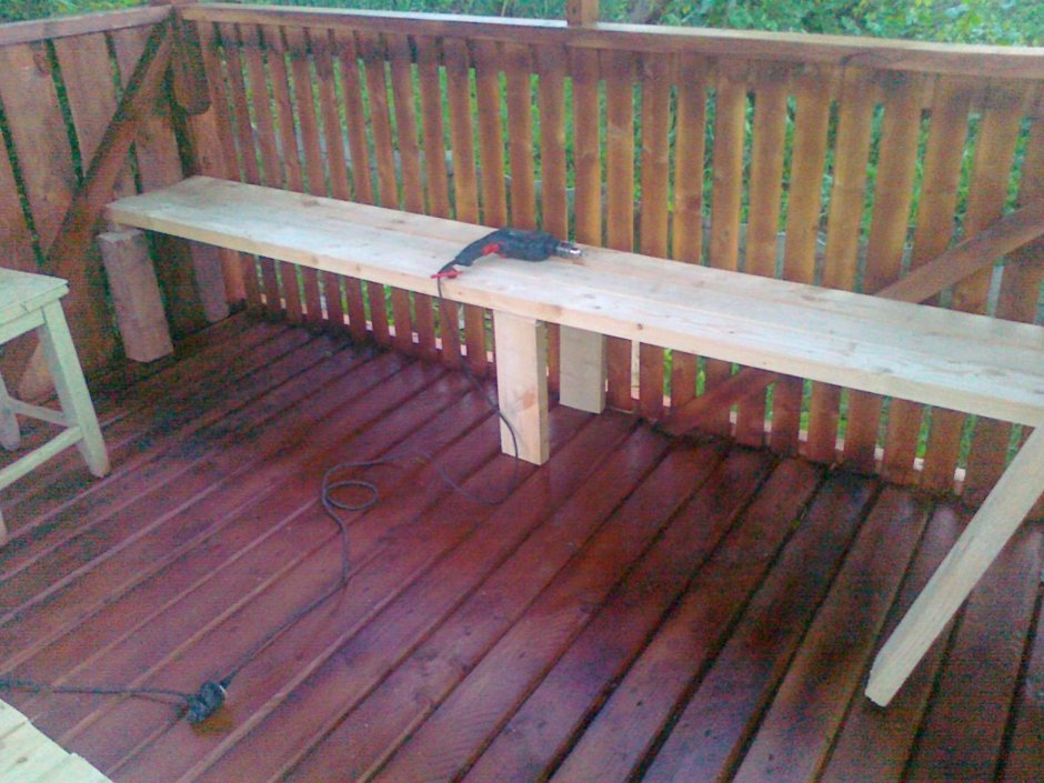 Лавка в беседку