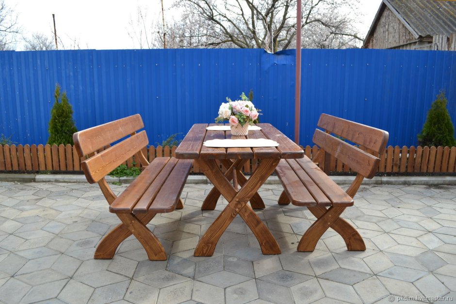 Садовая мебель Данте массив