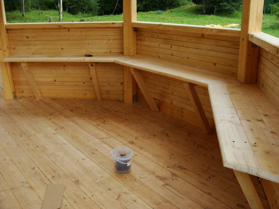 Лавка в беседку