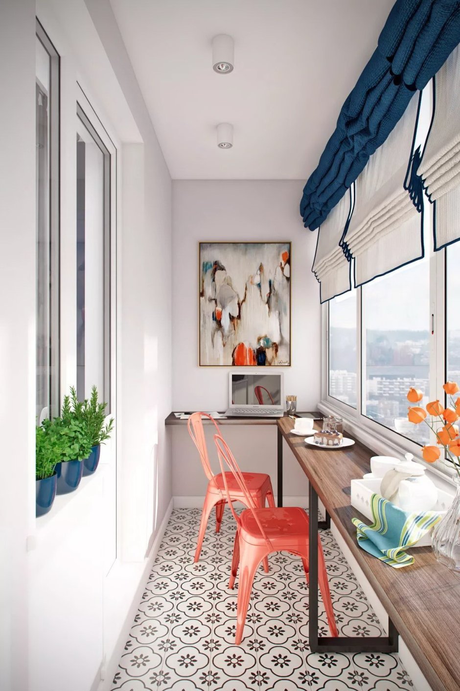 Интерьер кухни 10 кв м квадратная с балконом