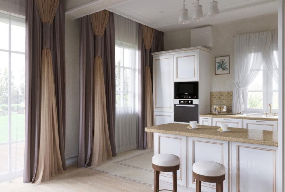 Декоративная штукатурка в классическом интерьере