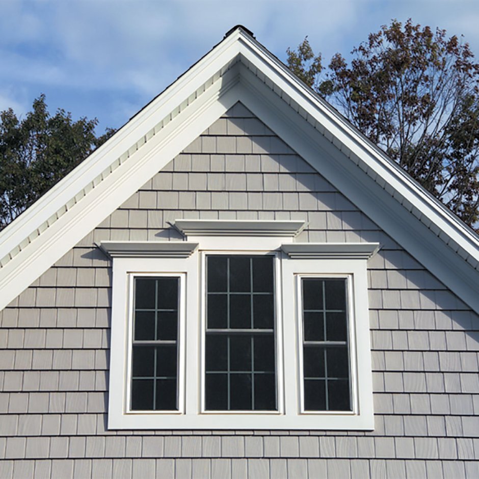 Фронтон сайдинг щепа