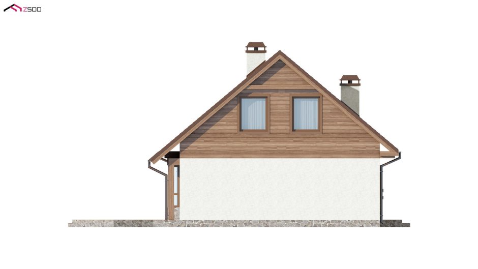 Красивый фронтон