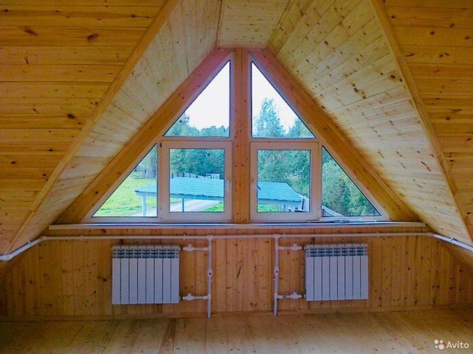 Треугольные пластиковые окна