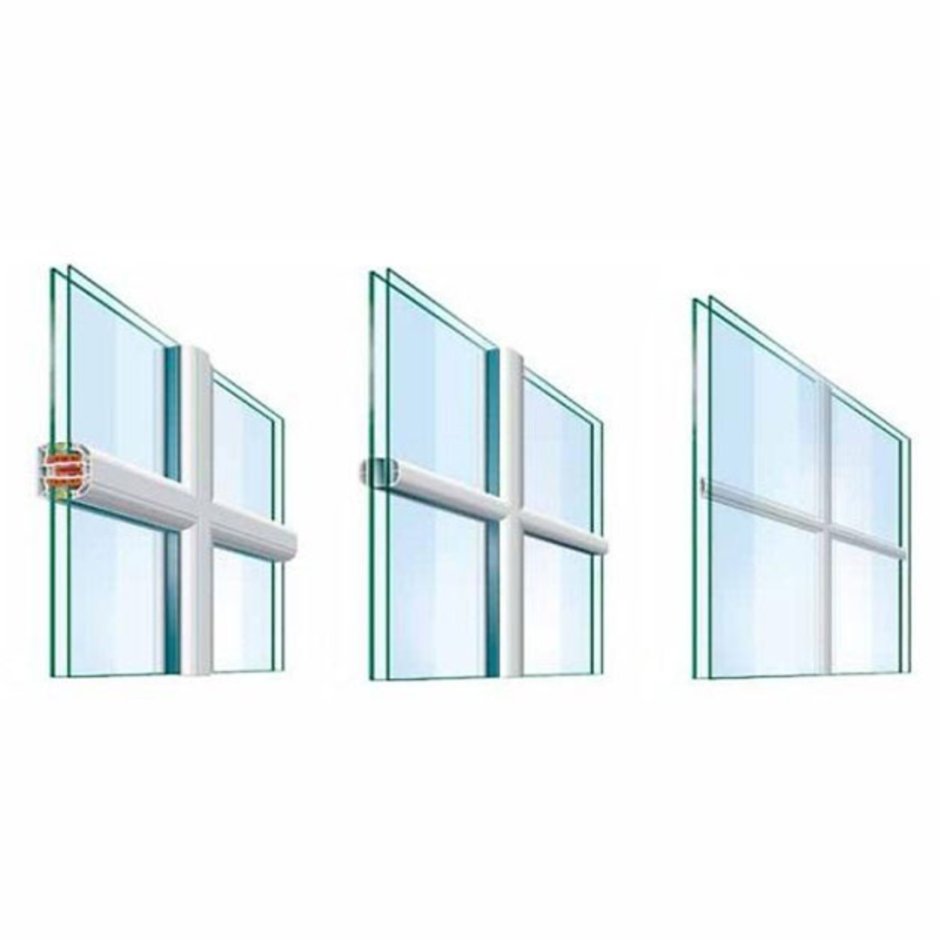 Алюминиевое окно 1350x1350 мм.