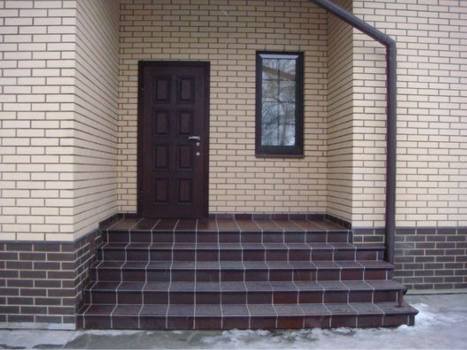 Отделка уличного крыльца