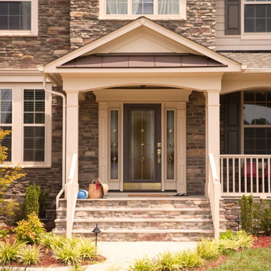 Входная группа загородного дома