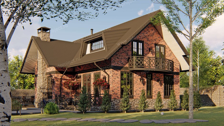 Красивые фасады домов