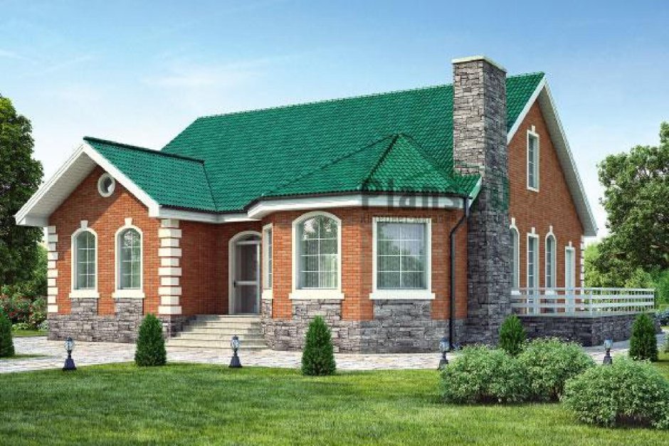 Одноэтажный каменный дом 150 кв.м