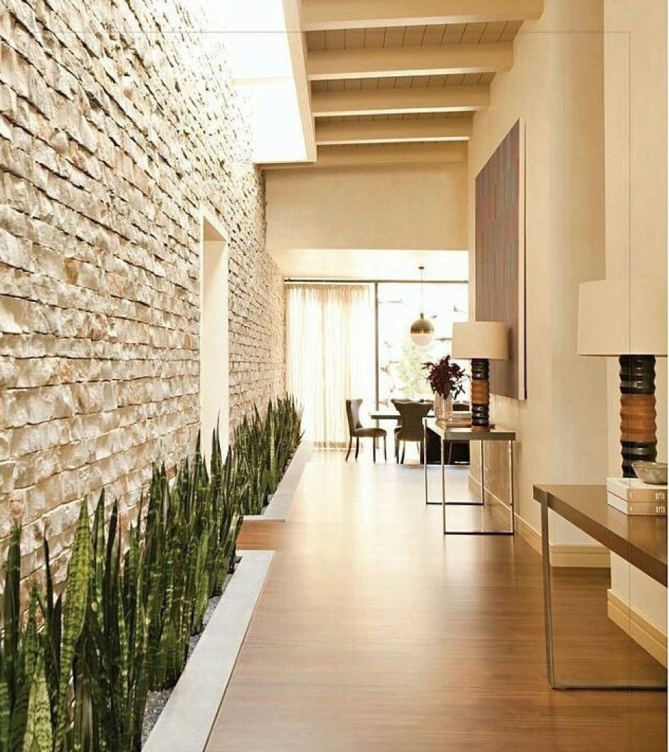 Камень в интерьере