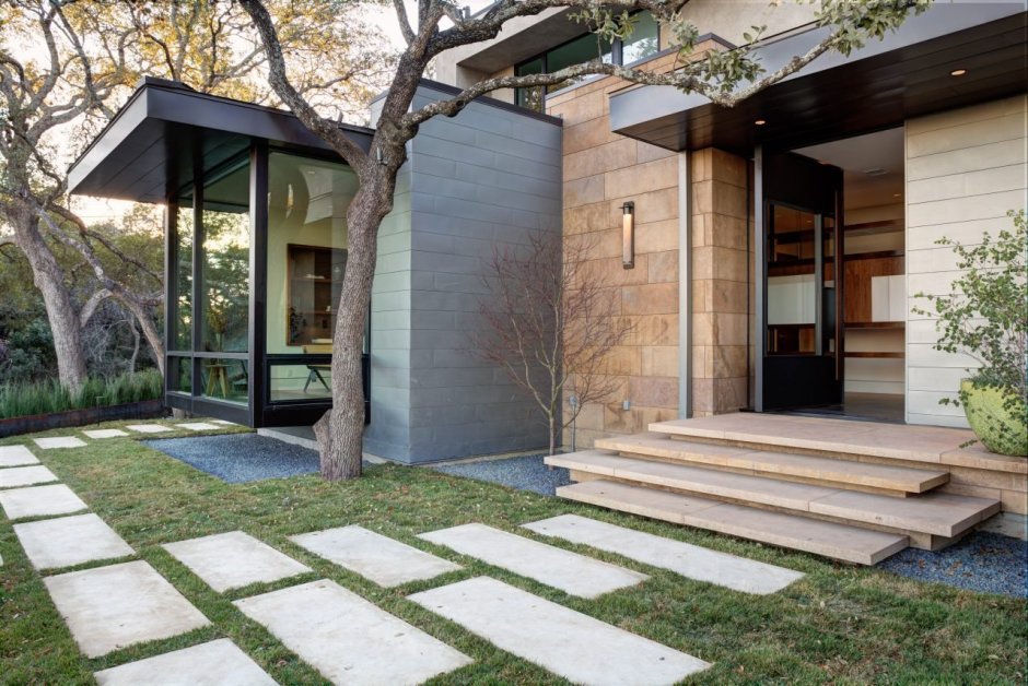 Крыльцо в современном стиле